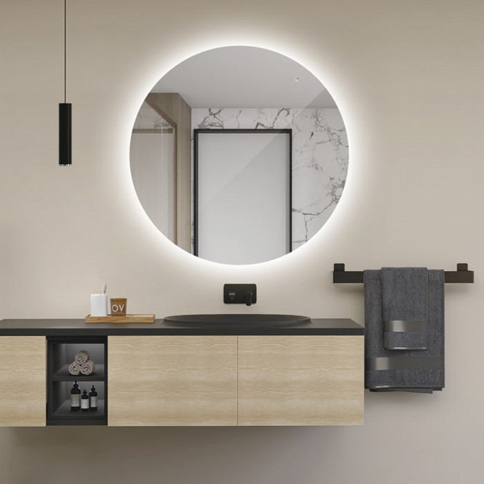 Espejo de baño con luz LED Suiza Ledimex