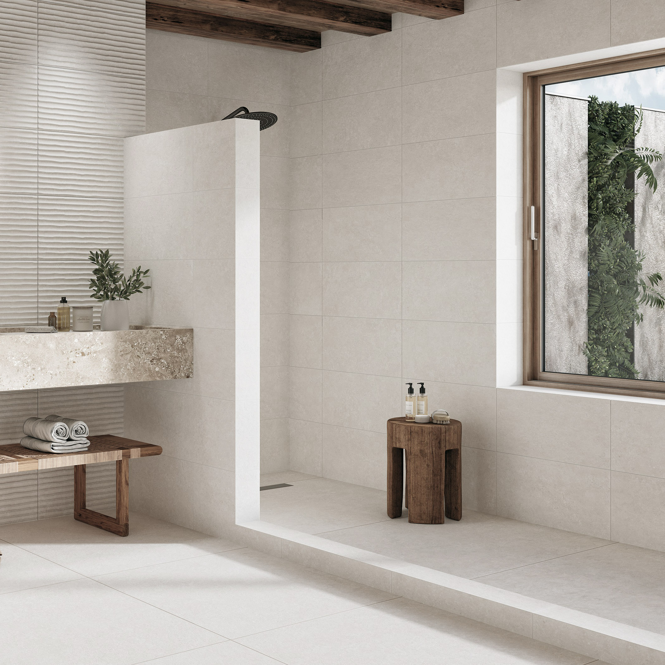 Ridefort Pearl 30x60 en un baño